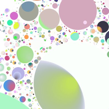 Daire saydam arka plan - eğilim seamless modeli.