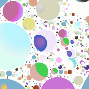 Çok renkli geometrik daire arka plan seamless modeli.