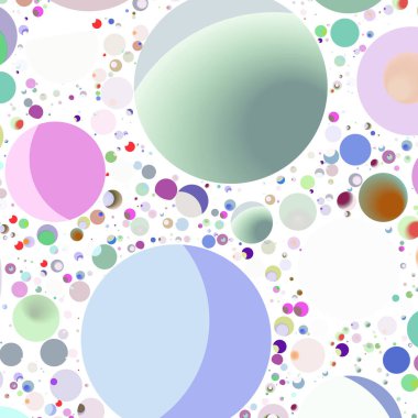Çok renkli geometrik daire arka plan seamless modeli.