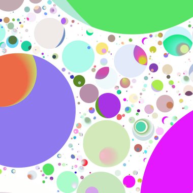Çok renkli geometrik daire arka plan seamless modeli.