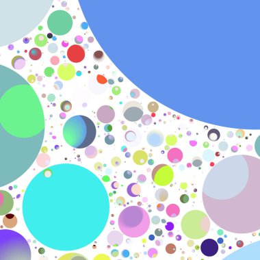 Çok renkli geometrik daire arka plan seamless modeli.