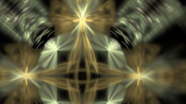 Fantezi kaotik renkli fraktal desen. Soyut Fraktal şekiller. 3D render resimde arka plan veya duvar kağıdı.