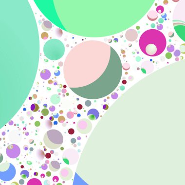 Çok renkli geometrik daire arka plan seamless modeli.