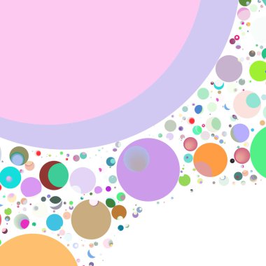 Çok renkli geometrik daire arka plan seamless modeli.