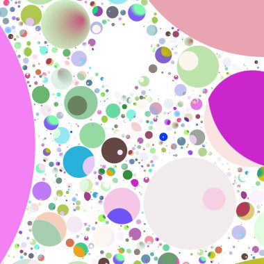 Çok renkli geometrik daire arka plan seamless modeli.
