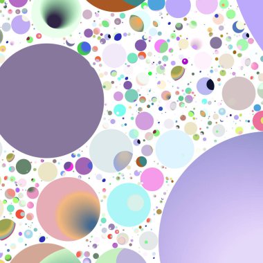 Daire saydam arka plan - eğilim seamless modeli.