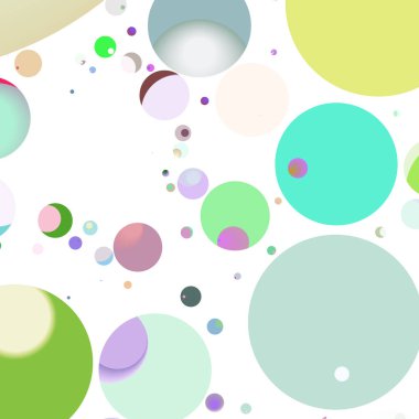 Çok renkli geometrik daire arka plan seamless modeli.