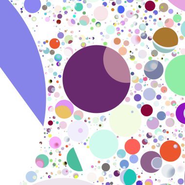 Çok renkli geometrik daire arka plan seamless modeli.