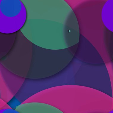 Çok renkli geometrik daire arka plan seamless modeli.