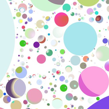 Çok renkli geometrik daire arka plan seamless modeli.