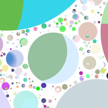 Daire saydam arka plan - eğilim seamless modeli.