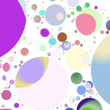 Daire saydam arka plan - eğilim seamless modeli.