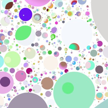 Daire saydam arka plan - eğilim seamless modeli.