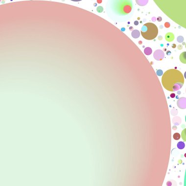 Çok renkli geometrik daire arka plan seamless modeli.