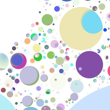 Çok renkli geometrik daire arka plan seamless modeli.