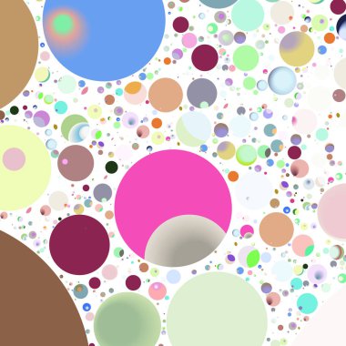 Çok renkli geometrik daire arka plan seamless modeli.
