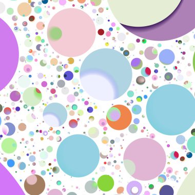 Çok renkli geometrik daire arka plan seamless modeli.