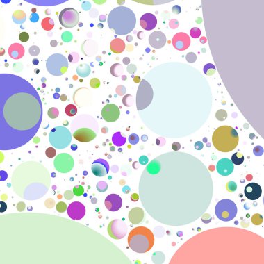 Çok renkli geometrik daire arka plan seamless modeli.