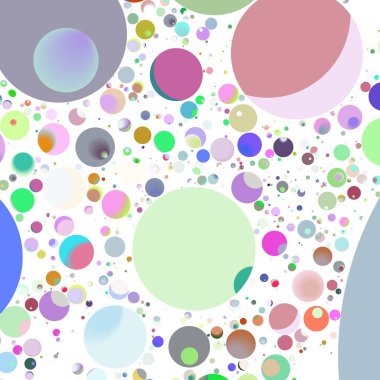 Çok renkli geometrik daire arka plan seamless modeli.