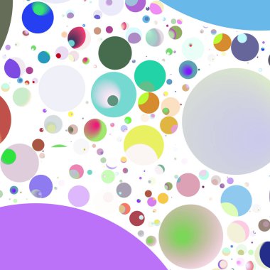 Çok renkli geometrik daire arka plan seamless modeli.