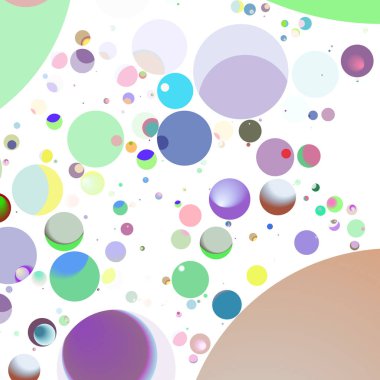 Çok renkli geometrik daire arka plan seamless modeli.