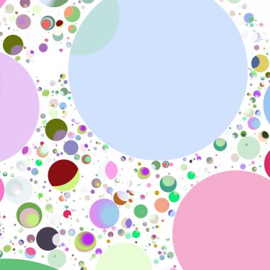 Çok renkli geometrik daire arka plan seamless modeli.