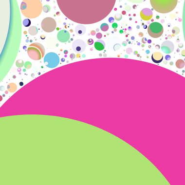 Çok renkli geometrik daire arka plan seamless modeli.