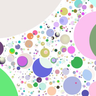 Çok renkli geometrik daire arka plan seamless modeli.