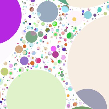 Çok renkli geometrik daire arka plan seamless modeli.