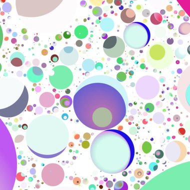 Çok renkli geometrik daire arka plan seamless modeli.