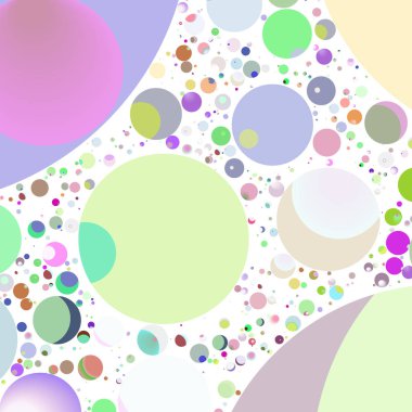 Çok renkli geometrik daire arka plan seamless modeli.