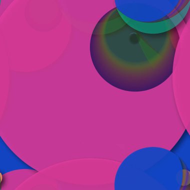 Çok renkli geometrik daire arka plan seamless modeli.