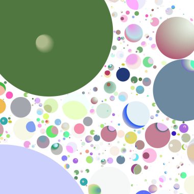 Çok renkli geometrik daire arka plan seamless modeli.