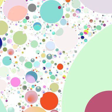 Çok renkli geometrik daire arka plan seamless modeli.