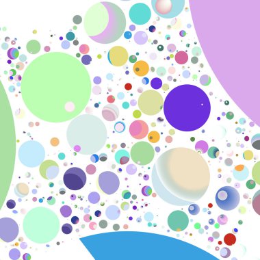 Çok renkli geometrik daire arka plan seamless modeli.