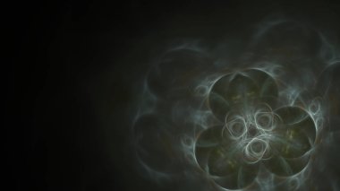 Fantezi kaotik renkli fraktal desen. Soyut Fraktal şekiller. 3D render resimde arka plan veya duvar kağıdı.