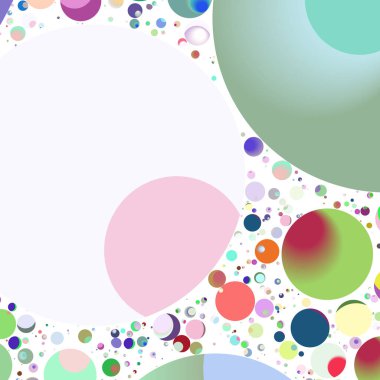 Daire saydam arka plan - eğilim seamless modeli.