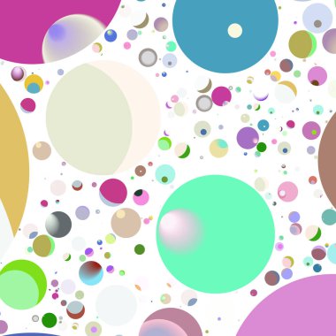 Çok renkli geometrik daire arka plan seamless modeli.