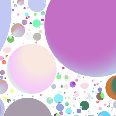 Çok renkli geometrik daire arka plan seamless modeli.