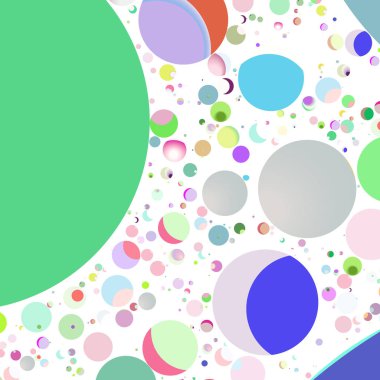 Daire saydam arka plan - eğilim seamless modeli.