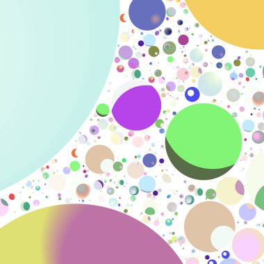 Çok renkli geometrik daire arka plan seamless modeli.