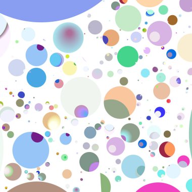 Çok renkli geometrik daire arka plan seamless modeli.