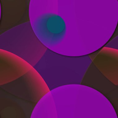 Çok renkli geometrik daire arka plan seamless modeli.