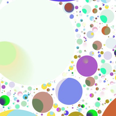 Daire saydam arka plan - eğilim seamless modeli.