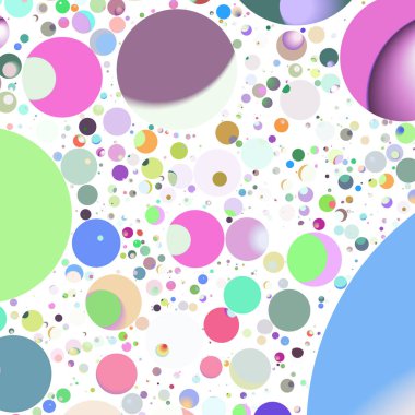 Çok renkli geometrik daire arka plan seamless modeli.