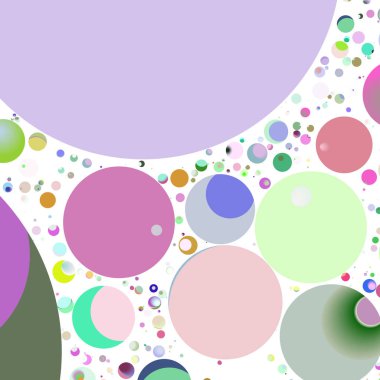 Çok renkli geometrik daire arka plan seamless modeli.