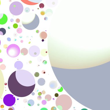 Daire saydam arka plan - eğilim seamless modeli.