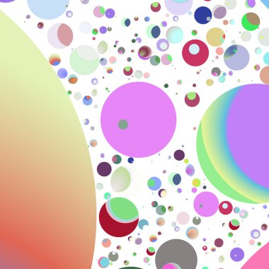 Çok renkli geometrik daire arka plan seamless modeli.