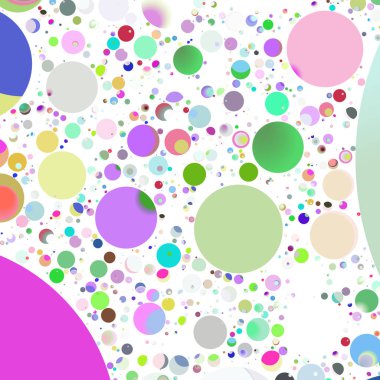 Çok renkli geometrik daire arka plan seamless modeli.
