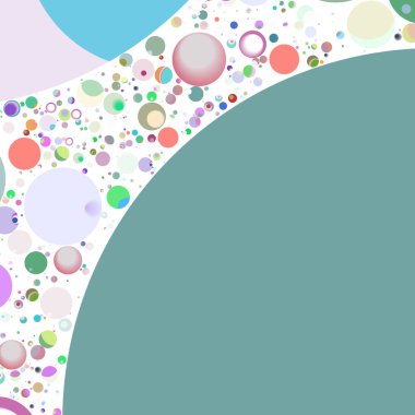 Çok renkli geometrik daire arka plan seamless modeli.